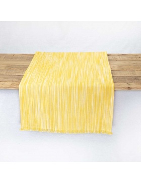 Tischläufer marmoriert Gelb