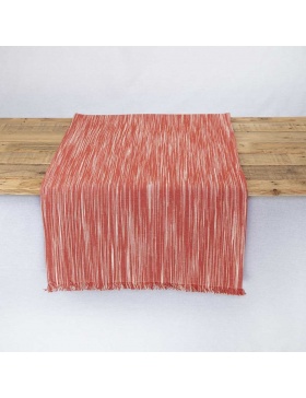 Tischläufer marmoriert Rot