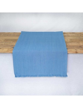 Cami de taula llis Blau Cel