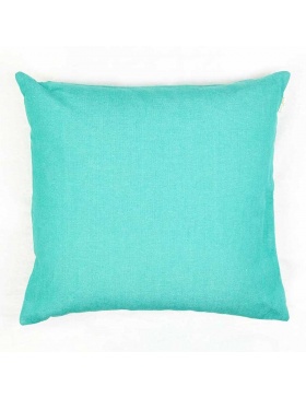 Cushion cover plain Turquoise
