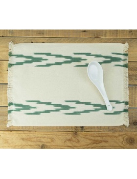 Placemat Alfabia Forest Green