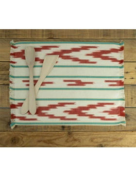 Placemat Ofre Red Green